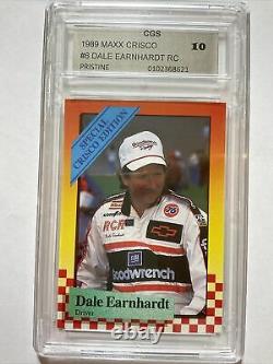 1989 Maxx Dale Earnhardt Special Edition Rookie 6 Goat Cgs 10 Mint Misprint Rare