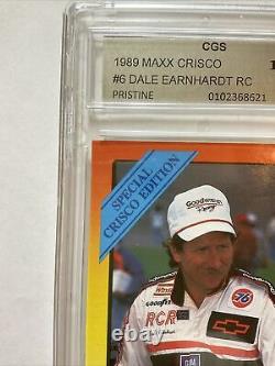 1989 Maxx Dale Earnhardt Special Edition Rookie 6 Goat Cgs 10 Mint Misprint Rare
