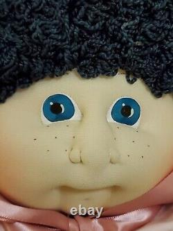 1990 Cabbage Patch Kids Soft Sculpture Freckles Dimple PapersSigned