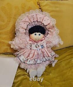1990 Cabbage Patch Kids Soft Sculpture Freckles Dimple PapersSigned
