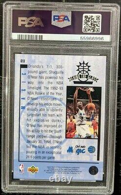 1993 UD SE Shaquille O' Neal PSA-8 Behind The Glass Special Edition Foil G13