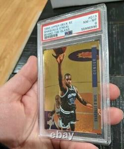 1993 UD SE Shaquille O' Neal PSA-8 Behind The Glass Special Edition Foil G13