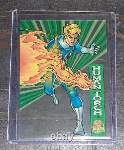1994 Marvel Universe Human Torch #2 Suspended Animation VARIANT PROMO Card 1993