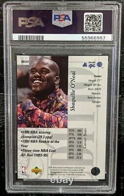 1995 UD SE Shaquille O' Neal PSA 10 GEM MINT Special Edition Foil #SE147 (POP 9)