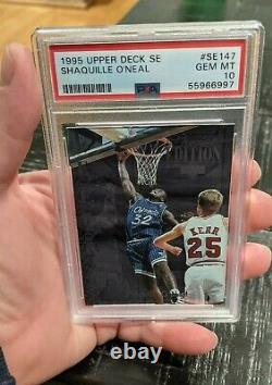 1995 UD SE Shaquille O' Neal PSA 10 GEM MINT Special Edition Foil #SE147 (POP 9)