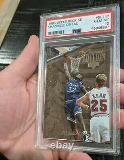 1995 UD SE Shaquille O' Neal PSA 10 GEM MINT Special Edition Foil #SE147 (POP 9)