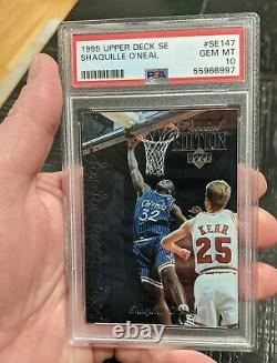 1995 UD SE Shaquille O' Neal PSA 10 GEM MINT Special Edition Foil #SE147 (POP 9)