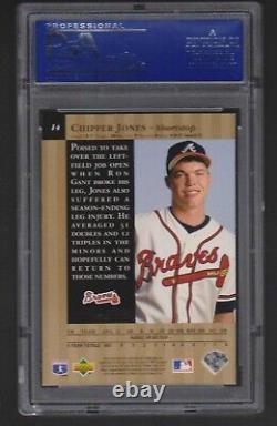 1995 Upper Deck Special Edition Gold Foil #14 Chipper Jones Psa 10 Gem Mint Pop2