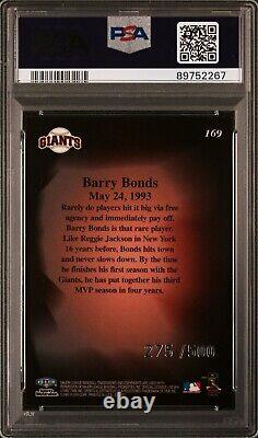 1997 Sports Illustrated #169 Barry Bonds /500 Graded PSA 9 Pop 7, None Higher