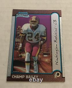 1999 Bowman chrome rookie Georgia Champ Bailey NM-MT special edition with Case SP