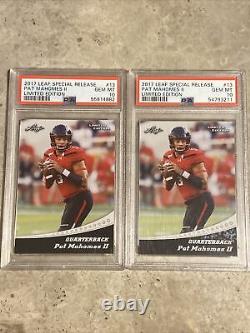 (1) 2017 Leaf Special Release Patrick Mahomes 11 Limited Edition RC #13 PSA 10
