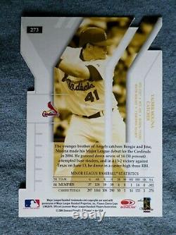 2004 Elite Extra Edition Yadier Molina AUTO RC #06/20. Crease center bottom