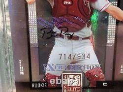 2008 Elite Extra Edition RC AUTO Buster Posey #'d 714/934 BGS 9.5/10