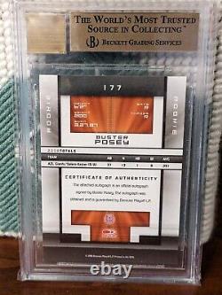 2008 Elite Extra Edition RC AUTO Buster Posey #'d 714/934 BGS 9.5/10
