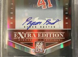 2012 Elite Extra Edition BYRON BUXTON Rare DIECUT /100 Signature AUTO BGS 9.5 10
