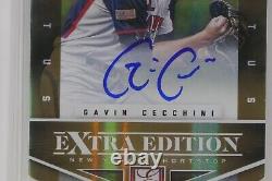 2012 Elite Extra Edition Status Gold #108 Gavin Cecchini/5 Beckett Authentic 10