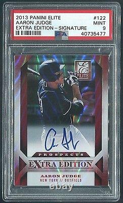 2013 Elite Extra Edition Aaron Judge Auto-refractor-rc Card (psa-9-mint)/599