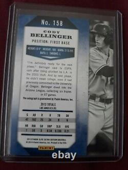 2013 Elite Extra edition Cody bellinger rookie card auto no. 158