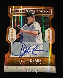 2014 ELITE EXTRA EDITION DYLAN CEASE DIE-CUT ORANGE STATUS AUTO RC #'d 05/10