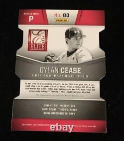 2014 ELITE EXTRA EDITION DYLAN CEASE DIE-CUT ORANGE STATUS AUTO RC #'d 05/10