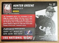 2014 Elite Extra Edition USA 15U Game Jerseys Prime Hunter Greene 1 of 1