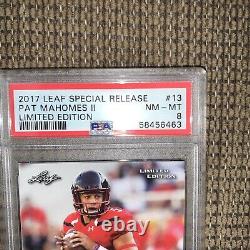 2017 Leaf Special Edition Release 13 PSA 8 Patrick Mahomes
