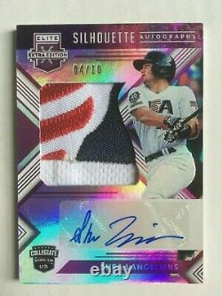 2018 Elite Extra Edition SHEA LANGELIERS jersey relic auto /10 autograph prizm