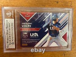 2019 ELITE EXTRA EDITION ANTHONY VOLPE USA JERSEY-Black RC #USA-AN #'d /499