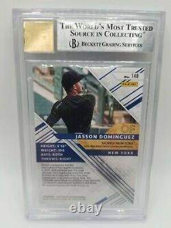 2019 Elite Extra Edition Jasson Dominguez Emerald Auto BGS 9 Yankees /25