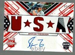 2019 Elite Extra Edition USA Collegiate Material Auto Spencer Torkelson 4/10
