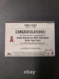 2019 Topps MLB Logo Golden Anniversary Shohei Ohtani GAP-SO #/150