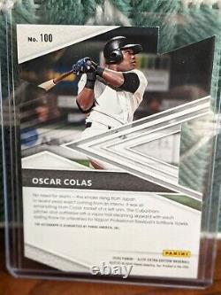 2020 Elite Extra Edition STATUS DIE-CUT AUTO Oscar Colas #'d 09/17 SSP