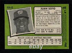 2020 Heritage High Number Real One Special Edition Red Ink /71 Juan Soto Auto