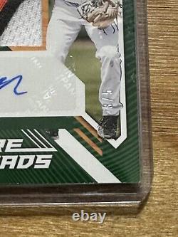 2021 Elite Extra Edition Connor Norby #3/5 Auto Patch Rookie Rc