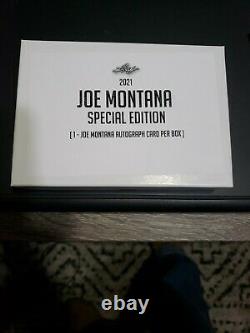 2021 Leaf Special Edition Metal Blue HOF Joe Montana Autograph #19/25 SEALED