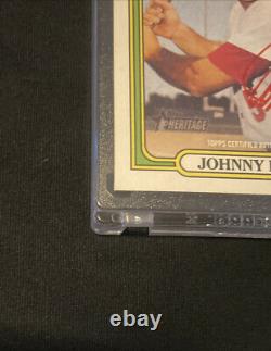 2021 Topps Heritage Johnny Bench Real One Special Edition Red Ink Auto 1/72 ROA