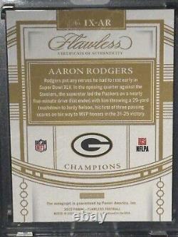 2022 Panini Flawless Champions 17/20 Aaron Rodgers IX-AR