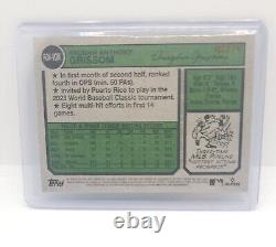 2023 Topps Heritage Vaughn Grissom Red Ink Special Edition Real One Auto 42/74