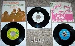 3 rare Singles PINK FLOYD 1967 1977 See Emily Play CH SPECIAL Edition -Money