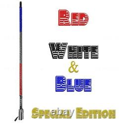 5150 Whips Special Edition 6FT Red, White, & Blue Hyper LED Whip Light Single