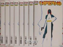 8x NM COPIES INFERNO #2 DAVID AJA 150 MYSTIQUE VARIANT MARVEL 2021 X-MEN