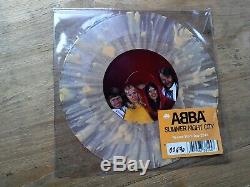 ABBA Summer Night City 7 Single YELLOW SPLATTER Vinyl Record RSD 2018 No 690