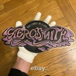 AEROSMITH Dude Looks Like A Lady 1986 UK SHAPED VINYL PICTURE DISC