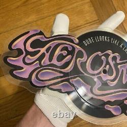 AEROSMITH Dude Looks Like A Lady 1986 UK SHAPED VINYL PICTURE DISC