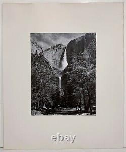 ANSEL ADAMS Special Edition Print YOSEMITE FALLS S. E. Y. 4 Full Signature