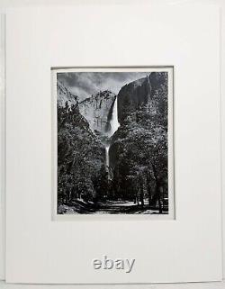 ANSEL ADAMS Special Edition Print YOSEMITE FALLS S. E. Y. 4 Full Signature