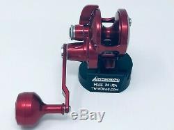 Accurate Boss Valiant Single & 2-Speed SPECIAL EDITION RED withFREE J-BRAID SPOOL