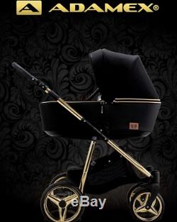 Adamex Reggio Special Edition 3in1 stroller puschair car seat adapters