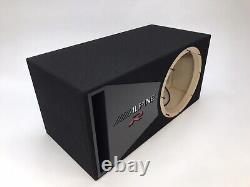 Alpine R2-W12D4 D2 ported sub box SPECIAL EDITION with black plexi port trim