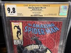 Amazing Spider-Man #1 (2022). Signed Clayton Crain Variant. CGC SS 9.8